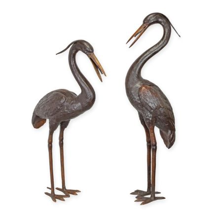 Brunnenfiguren zwei Reiher