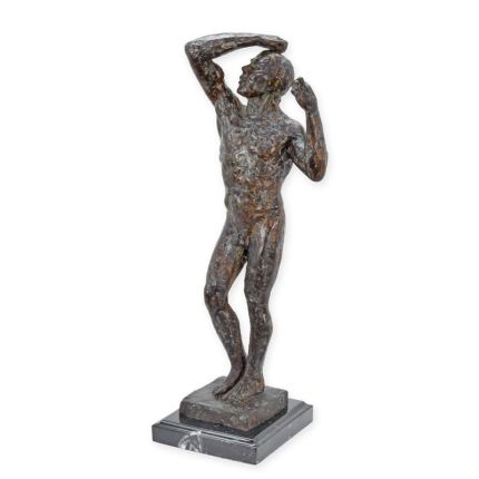 Bronzefigur Adam, A BRONZE SCULPTURE OF ADAM