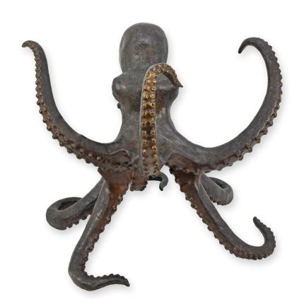 Bronzefigur Oktopus, A BRONZE SCULPTURE OF AN OCTOPUS