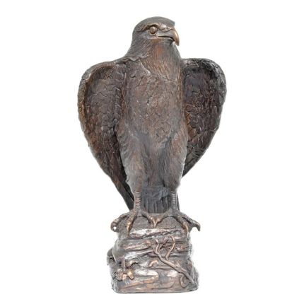 
Bronzefigur Adler, A BRONZE SCULPTURE OF AN EAGLE
