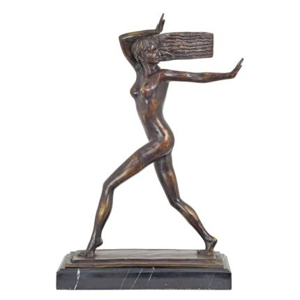 Bronzefigur Tänzerin, A BRONZE SCULPTURE OF A DANCER