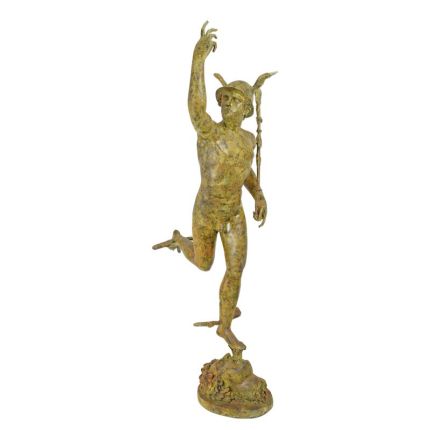 Bronzefigur Mercury, A BRONZE SCULPTURE OF MERCURY