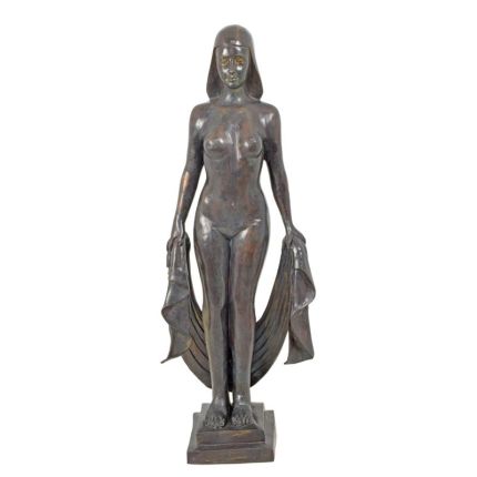 Bronzefigur ägyptische Tänzerin, A BRONZE SCULPTURE OF AN EGYPTIAN DANCER