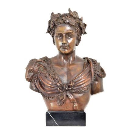 Bronzebüste Cäsar, A BRONZE BUST OF CEASAR