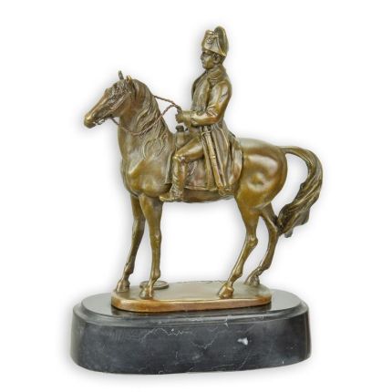 Bronzefigur Napoleon zu Pferd, A BRONZE SCULPTURE OF NAPOLEON ON HORSEBACK