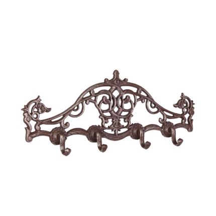 2er-Set Gusseisen-Garderobenhaken, A PAIR OF CAST IRON COAT HOOKS