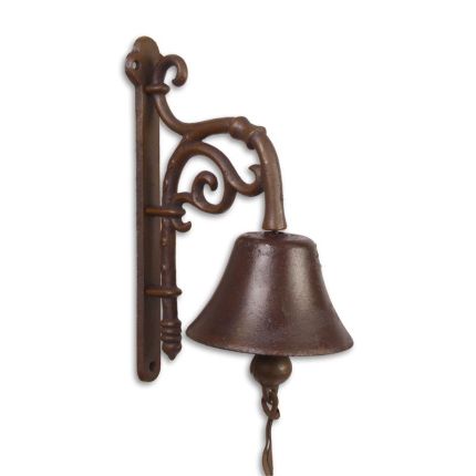 Paar Gusseisenglocken, A PAIR OF CAST IRON ORNAMENTAL BELLS