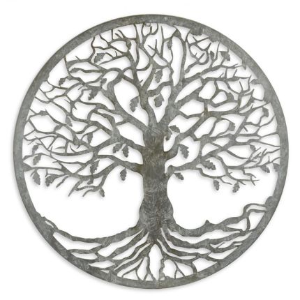 Wanddekoration Lebensbaum aus Eisen, AN IRON TREE OF LIFE WALL DECOR