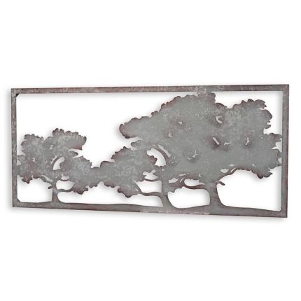 Wanddekoration Baumlandschaft aus Eisen, AN IRON TREE LANDSCAPE WALL DECOR