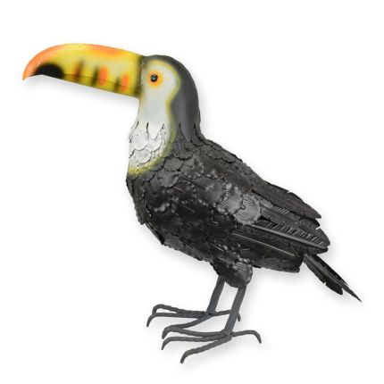 Metallfigur Tukan, Vogelfigur, A METAL TUCAN