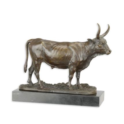 Bronzefigur Stier - Länge 28,4 cm