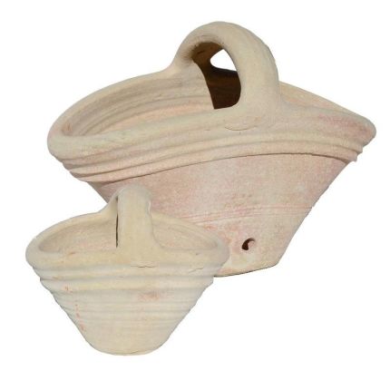 Pflanzkorb - Terracotta - 2 Größen - Serie Amphora