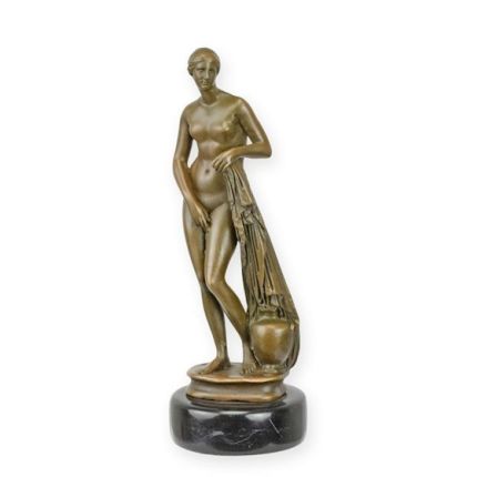 Bronzestatuette nackte Frau