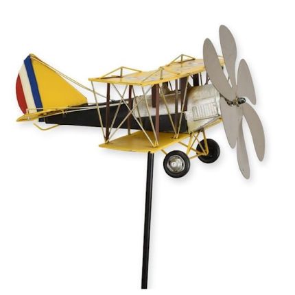 Windspiel mit Miniatur-Flugzeug