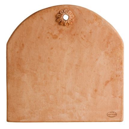 Impruneta Terracotta, Frontone per Lavandino Foglie, Rückwand