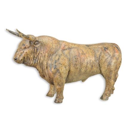 Stierfigur - Länge 87,5 cm - Kunststein