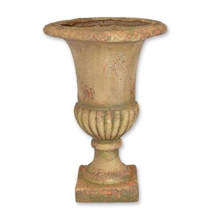 Gartenpokal - Höhe 71,5 cm - Kunststein - verwitterter Look