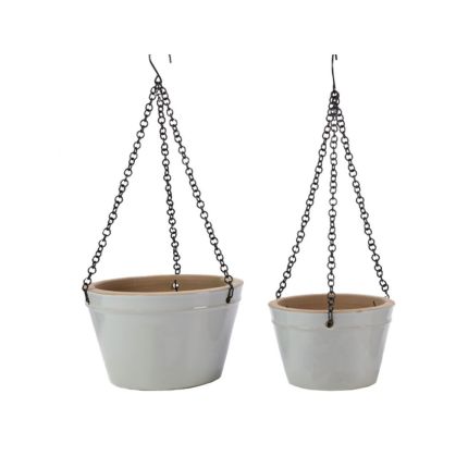 Blumenampel - 2 Größen - nardograu - Heritage Garden