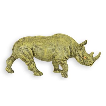 Bronzefigur Nashorn im Wiener Stil, A VIENNA STYLE BRONZE SCULPTURE OF A RHINOCEROS