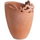 Impruneta Terracotta, Jambe Special, runder Pflanztopf, Blumentopf, Vase