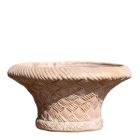 Impruneta Terracotta, Vaso a cestino, runder Pflanztopf, Blumentopf, Vase