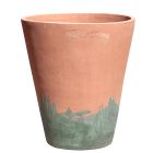 Cono con cipressi Terracottatopf mit Bild