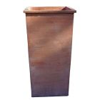 Impruneta Terracotta, Vaso quadrato colonna, Montecchio SONDERANGEBOT Reduziert