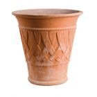 Impruneta Terracotta, Vaso Palmetto, Pflanzgefäß, Blumentopf, Vase