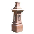 Impruneta Terracotta, Fumaiolo a Torretta, Turmschornstein, Gartendekoration