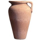 Impruneta Terracotta, Portaombrelli Snello a Boccale, schlanker Schirmständer in Krug-Form mit Griff, Vase