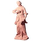 Impruneta Terracotta, Primavera Barocca, Statue "Barocker Frühling", Frauenstatue, Gartenstatue, Terracottastatue