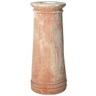 Impruneta Terracotta, Colonna Marchesa Anna, glatte Säule, Basis, Sockel