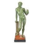 Bronzefigur männliche Anatomie, A BRONZE ANATOMICAL STUDY OF A FLAYED MALE