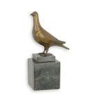 Bronzefigur Taube, Vogelfigur, A BRONZE SCULPTURE OF AN PIGEON