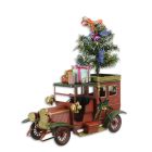 Blechmodel weihnachtliches Miniatur-Auto, A TIN MODEL OF A CLASSIC CHRISTMAS CAR