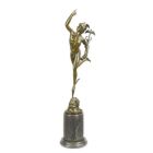 Bronzefigur Mercury, A BRONZE SCULPTURE OF MERCURY