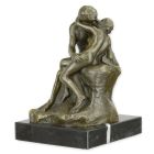 Bronzefigur küssendes Paar, A BRONZE SCULPTURE OF THE KISS