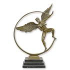 Bronzefigur des Ikarus, A BRONZE SCULPTURE OF THE CONTEMPORARY ICARUS