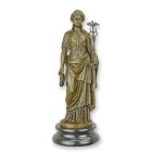 Bronzefigur Athena, A BRONZE SCULPTURE OF ATHENA