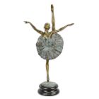 Bronzefigur Ballerina, A BRONZE SCULPTURE OF A BALLERINA