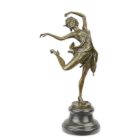 Bronzefigur Tänzerin, A BRONZE SCULPTURE OF A DANCER