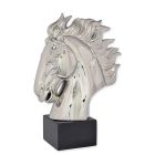 Keramikfigur Pferdekopf, A CERAMIC FIGURINE OF A HORSE HEAD