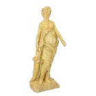 Polyresinfigur Frau mit Lyra, A RESIN STATUE OF A WOMAN WITH LYRE