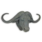 Wanddekoration Polyresinfigur Büffelkopf, A RESIN WALL MOUNT WATER BUFFALO HEAD