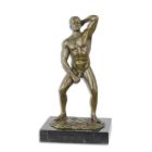 Erotische männliche Bronzefigur, AN EROTIC BRONZE SCULPTURE OF A MALE NUDE