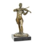 Bronzefiguren Geigespieler, A BRONZE SCULPTURE OF A VIOLIN PLAYER