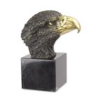 Bronzefigur Adlerkopf, A BRONZE SCULPTURE OF AN EAGLE HEAD