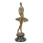 Bronzefigur Ballerina, A BRONZE SCULPTURE OF A BALLERINA