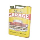 Geprägtes Blechschild, EMBOSSED TIN PLATE OIL CAN - DAD'S GARAGE