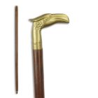 Gehstock mit Messinggriff Adlerkopf, A BRASS WALKING STICK - EAGLE HEAD